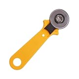 [ShuaWdk]ロータリーカッター、45mmクイックチェンジ - クラフト、裁縫、キルティング用の分割ブレードカバー付きロータリーファブリックカッター (45mm)