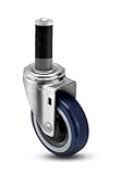 Shepherd Institutional Series 5 Diameter Ball Bearing Urethane Wheel Swivel Caster Expanding Stem 31
