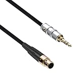 ipovoq Q701 K702 K271S K271 K141 K171 K181 MKII K240S K240 MK2 Pioneer HDJ-2000 対応用 ヘッドホンケーブル リケーブル ミニXLR-3.5mm (1.2M)