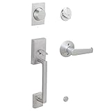 Schlage F93CEN626ELA Century Inactive Handleset with Elan Lever, Satin Chrome by Schlage Lock Compan