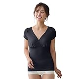 [ベルメゾン] マタニティ インナー 2分袖 産後 マタニティ肌着・キャミソール ブラック M