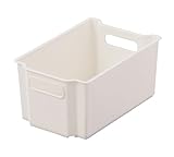天馬 積み重ねられるボックス S 幅16×奥行24×高さ11cm PORISH スキピタボックス S ホワイト