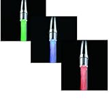 JJ.HRD 水が光る 蛇口 LED ライト 水流 発光 電池不要 節水 効果 暗闇 OK カラフル ( 細いレインボー シャワー オスネジ用 )