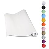 0.61M×5M(2ロール) KINLO　DIY 壁紙 キッチン 壁紙シート 台所ステッカー　はがせる ウォールステッカー 防水　耐熱　防油汚れ カラー：ホワイト