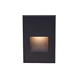 WAC Lighting WL-LED200F-C-BK 277V Vertical Step Light, White, 3000K [並行輸入品]