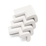 KINGLAKE® 4PCS White Cushiony Corner Guards for Child Home Safety Furniture Corner Protectors [並行輸入品