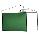 HomeGround サイドシート(横幕)のみ タープテント 3m×3m専用 生地表面に210D防水加工 ダークグリーン