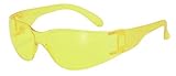 SSP 13255 Pro Unisex Recyclable Safety Glasses with Amber Lenses and Frosted Amber Temples [並行輸入品]