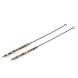 uxcell　銅線管ブラシ　チムニー　クリーニングブラシ　8mm直径　 2本入り