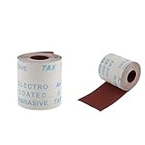 KESOTO 2個　研磨用　エメリー布 長さ10m サンドペーパー バリ取り 320グリット＋600グリット