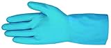 MCR Safety 5180E 8-1/2-Inch Industry Standard Grade Latex Canners Gloves with Straight Cuff Amber Me