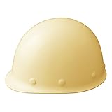 [ミドリ安全] ヘルメット 作業用 FRP製 ズレ防止 SC-M RA クリーム