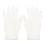 B Blesiya 使い捨て　ニトリル手袋　乳製品/牧場　工業/製造　多場合適用　弾力性　耐久性　ホワイト　約100個入り　全3サイズ - S