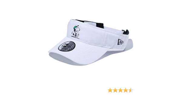 Amazon Co Jp ニューエラ New Era ニューエラ コラボ サンバイザー スヌーピー ホワイト Free ファッション