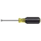 Klein Tools 630-3/16 3/16-Inch Cushion-Grip Hollow-Shank Nut Driver with 3-Inch Shank [並行輸入品]