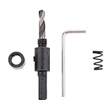 Fenteer 鋸歯カッター　穴　加工　ドリルビットセット　金属製　高速　スチール　　全37サイズ選べる - 12mm