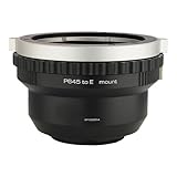 XPIMAGE P645-E レンズマウントアダプターリング Pentax 645 Phase Schneider ミディアムフォーマットレンズからSony Eシステム ミラーレスデジタルカメラA7M3 A7M4に対応