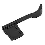 Acogedor A7CR A7CRII カメラ用金属製サムアップレストハンドグリップ、ホットシューサムアップレストハンドグリップ、アルミニウム合金人間工学に基づいたデザイン、A7CR A7CRII カメラ用サムアップレストハンドグリップ (黒)