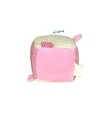 Keptin-Jr 「キャプテンJr」 - キューブ型がらがら ピンク - オーガニックコットン - Rattle cube - Pink - Organic cotton