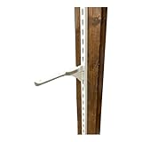 和気産業(Waki Sangyo) 1X4ピラシェル棚受 棚受け金具 1X4材 2枚用 左 167mm ピラシェルシリーズ 棚板 壁面 収納 1枚入 白 WPS020