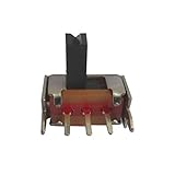 Goliton® 100X SK-12D07（1P2T）DIP SPDT　トグルスイッチ　スライドスイッチ　SK-12D07（1P2T）　シルバー