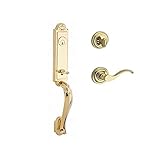Baldwin SCELIXCURRTRR003 Reserve Single Cylinder Handleset Elizabeth x Curve with Traditional Round 