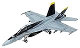 プラッツ 1/144 航空模型特選シリーズ アメリカ海軍 F/A-18F スーパーホーネット ジョリーロジャース(複座型) 2機セット プラモデル AE144-2