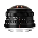 7artisans 4mm F2.8 APS-C 魚眼レンズ F2.8大口径 225°超広角 手動フォーカス EマウントカメラA7 A7R A7S A7II A7RII A7SII A9 A7RIII A7III A7RIV A9II A7SIII A7C A1などに適用
