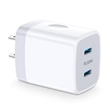 iPhone 急速充電器 2ポート 30W USB-C 充電器 PPS&PD3.0対応/PSE認証/コンパクト Hootek ACアダプター Type-C タイプC コンセント USB コンセント 2口 充電アダプター 電源 MacBook Air、iPad Pro/Air/Mini、iPhone 17、Galaxy S26、Pixel 10Pro Foldその他Cタイプ機器対応(ホワイト)