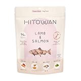 ヒトワン (HITOWAN) フリーズドライ ドッグフード ラム&キングサーモン 100g - ニュージーランド産 犬用 ローフード 総合栄養食 子犬 成犬 シニア 全年齢対応 犬 ご飯 小型犬 中型犬 大型犬