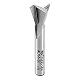 Whiteside Router Bits D7-530 Dovetail Bit with 17/32-Inch Large Diameter 3/4-Inch Cutting Length by 