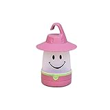 Hush & Vane スマイル LED ランタン ライト LEDライト 笑顔 ニコニコ 室内 ブックライト (ピンク)