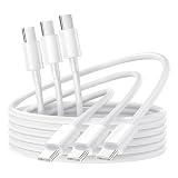 For Phone 15充電ケーブル タイプC 【1.8M 3本入り 60W PD対応 】USB-C to USB-Cケーブル for Phone15 シリーズ 高速データ転送 Type-C ケーブ ル 3A急速充電 For Phone 15 充電ケーブ ル For Pad 4/6/10、Galaxy、HUAWEなど各種対応