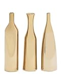 Deco 79 92557 Ceramic Vase, 3 Assorted, 12'/12'/12' [並行輸入品]