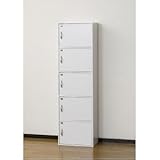 プラス キャビネット2段 RJ-046SC-2 WH ホワイト