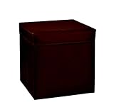 Andrea 折りたたみ式オットマン ブラウン 38x38x38 cm  MU64089