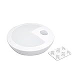 Rebias 自動点灯 LEDライト 光センサー 人感センサー搭載 LEDライト 照明 コンパクト 電池式 USB LED照明 フットライト （白光色） NS-CCSL-W