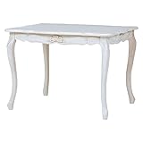 萩原 ハンプトンシリーズ ダイニングテーブル（アンティークホワイト） RKT-1691AW 4934257233538 【代引き不可】