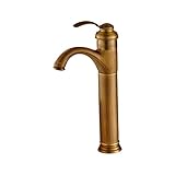 Rozin アンティーク真鍮の蛇口 流域ミキサータップ洗面台の蛇口をシンク