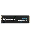 Acer Predator Gen5 M.2 SSD 1TB GM9 NVMe2.0 2280 PCIe Gen5×4 超高速 14500MB/s 最大読込速度 内蔵SSD 高耐久 3D NAND TLC メーカー5年保証