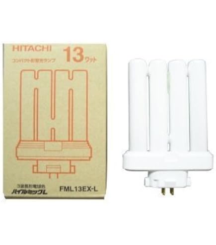 Amazon | 日立 コンパクト形(パラライトフラット)13形 電球色