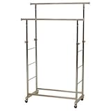 ハンガーラック/クロムプロハンガー スチール キャスター付き 幅87.5cm×奥行42cm HG-4【代引不可】