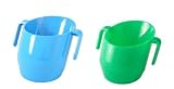 Doidy Cup - Blue & Doidy Cup Green Sparkle *2 ITEM BUNDLE* (Dispatched From UK) by Doidy cup