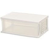 JEJ 収納ケース Fronte(フロンテ) ワイド1段 ホワイト (1個組)