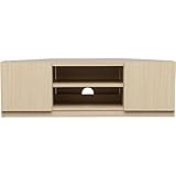 テレビ台 コーナー キャスター付き 幅110×奥行48×高さ36cm ビーチ 97421