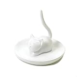 White Cat Ring Holder by Unknown
