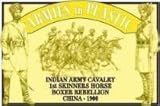 Boxer Rebellion China 1900 Indian Army Cavalry 1st Skinners Horse (5 Mounted) 1/32 Armies in Plastic