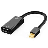 OMitor Mini DisplayPort HDMI 4K対応 Thunderbolt Mini ディスプレイポート to HDMI変換アダプタmini dp hdmi変換 ケーブルHP DELLに対応 金メッキコネクタ搭載 4K解像度対応 UHD 3840x2160対応 (mini dp4k)