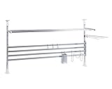 TP2-90K つっぱり棚2段・幅90cm お買得セット【田窪工業所】