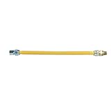 BrassCraft CSSC45R-18 X Safety PLUS Gas Appliance 5/8" OD Connector with 1/2" MIP EFV x 1/2" FIP x 1